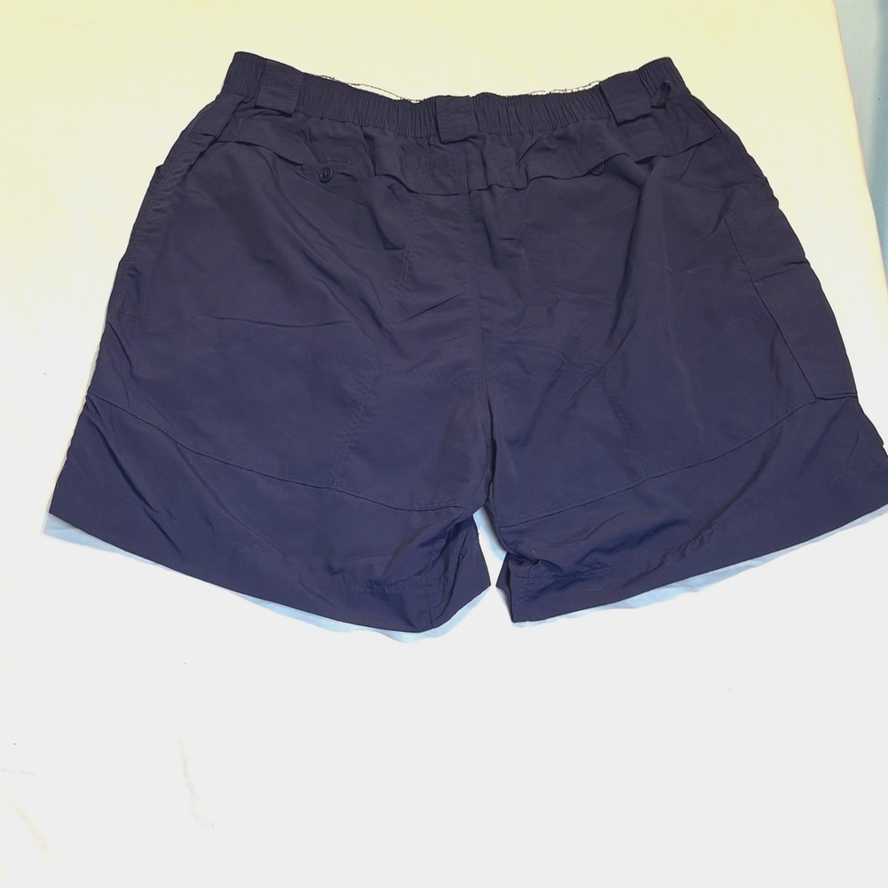 AFTCO Fishing Shorts Mens 42 Blue Bluewater Nylon Cargo Utility Pocket